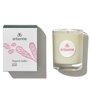 🆕 Arbonne sugared amber candle - NWT!